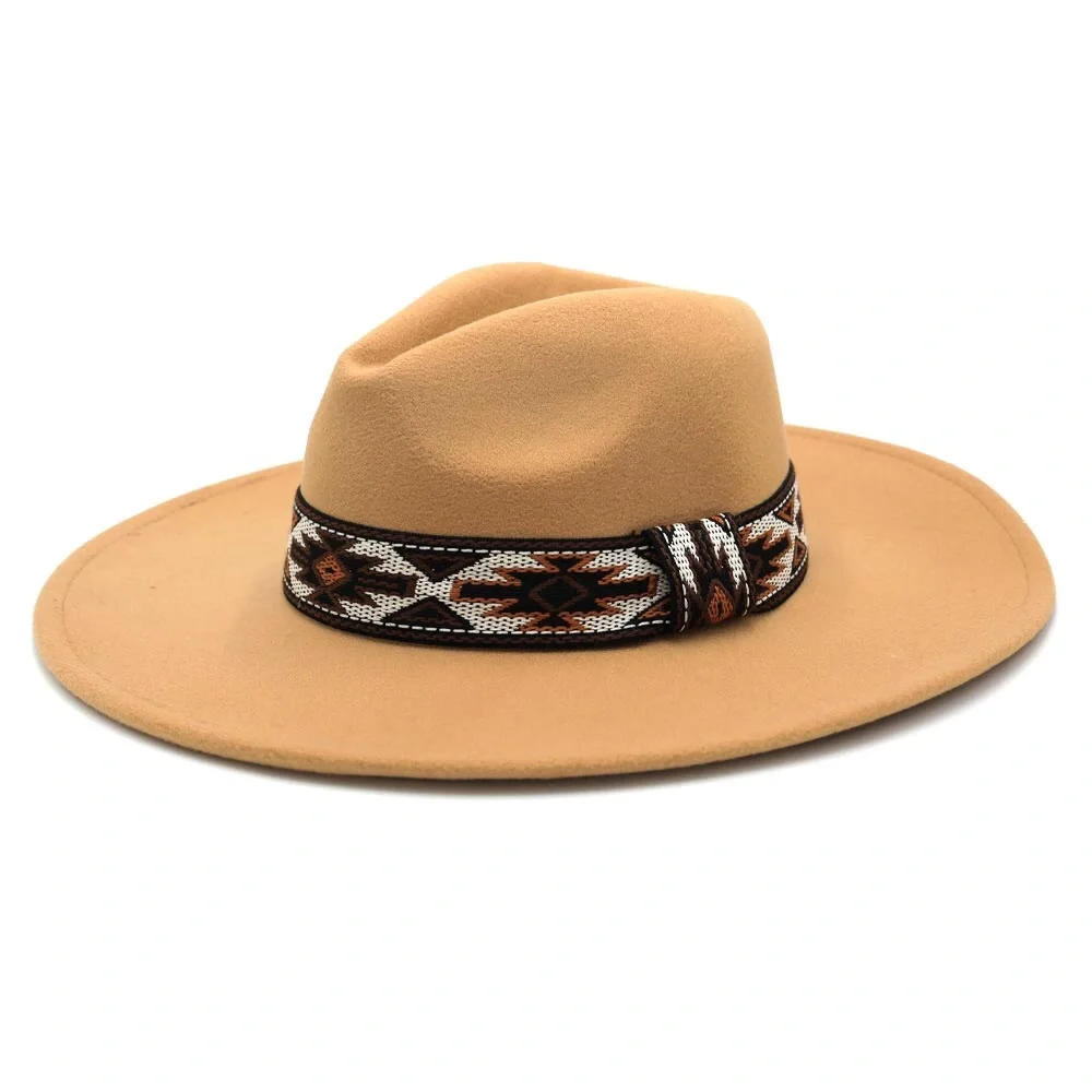 Tribal Band Panama Hat